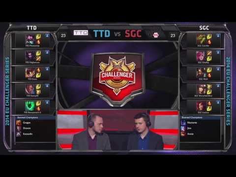 EU Challenger 2014 Spring Ro8:  TTD vs SGC G1 Highlights