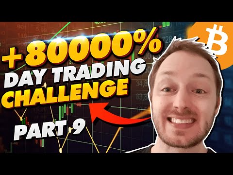 +80000% BITCOIN DAY TRADING CHALLENGE PART 9 - 2021