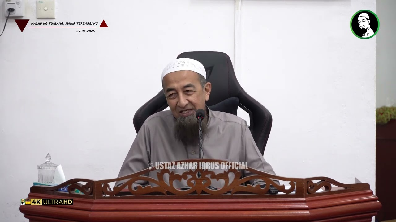 🟡 Koleksi Kuliah Ustaz Azhar Idrus | Masjid Kg. Tualang, Manir, Terengganu | 4K