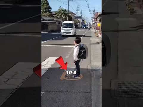 Proper crossing of the road in Japan 🚶 #shorts