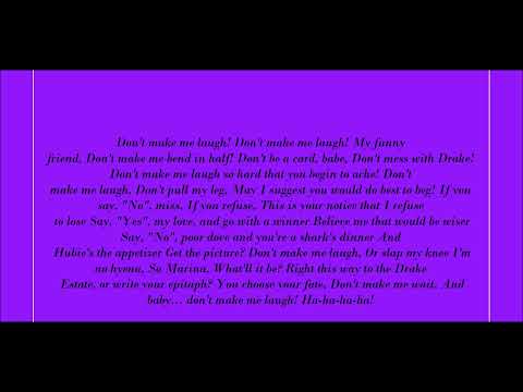 The Pebble And The Penguin, Don't Make Me Laugh Lyrics