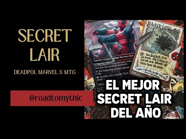 Vídeo relacionado con Magic The Gathering Secret Lair x Marvel´S Deadpool (Non-Foil)