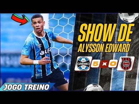 MELHORES MOMENTOS GRÊMIO 5X0 GRÊMIO X BRASIL PEL JOGO TREINO