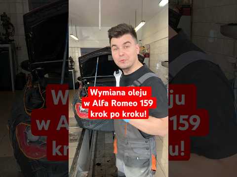 Wymiana oleju w Alfa Romeo 159 krok po kroku #motoryzacja  #mechanik  #warsztat  #samochody  #mozga