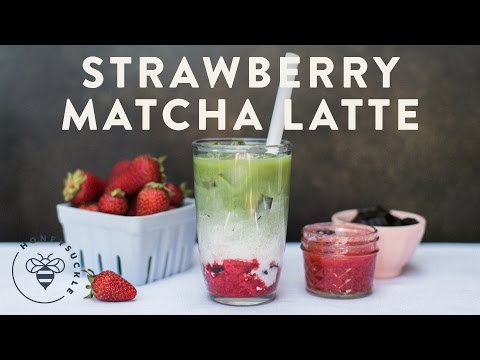 ストロベリー抹茶ラテ（アジアンティー） - COFFEE BREAK SERIES - ハニーサックル (Strawberry Matcha Latte (Asian Tea) - COFFEE BREAK SERIES - Honeysuckle)