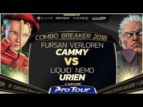 Fursan Verloren (Cammy) vs. Liquid’Nemo (Urien) - Combo Breaker 2018 - Top 8 - SFV - CPT 2018