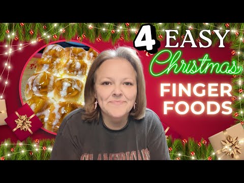 4 Easy & Incredible Christmas Finger Foods || Christmas Party Appetizers || Budget Friendly Recipes