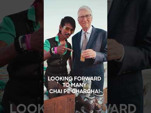 Dolly ki Tapri meets Bill Gates 😱| #billgates #dollykitapri #foodie_tshr #ytshorts #soraai