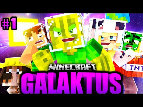 ISY, FLO, TOBBSS & JULIAN im WELTRAUM?! - Minecraft GALAKTUS #01 [Deutsch/HD]