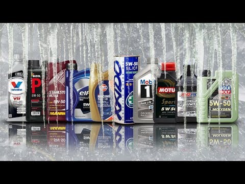 Oil 5W50 Cold Test -30 ° C Valvoline, Amsoil, Liqui Moly, Xado, Mobil 1, Gulf, Bizol