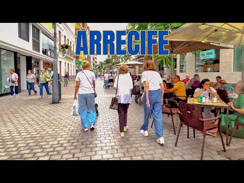 ARRECIFE, LANZAROTE ISLAND, SPAIN 🌴  (PART 2) [4K]