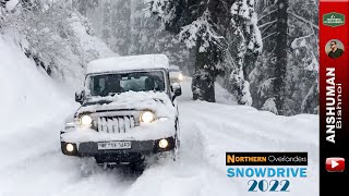 Snowdrive in Deep Snow: Thar, Endeavour, Pajero Sport, Isuzu V-Cross