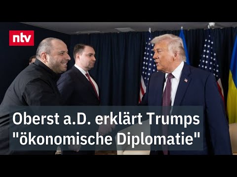Oberst a.D. erklärt Trumps "ökonomische Diplomatie" - Keine Truppen in der Ukraine, aber...