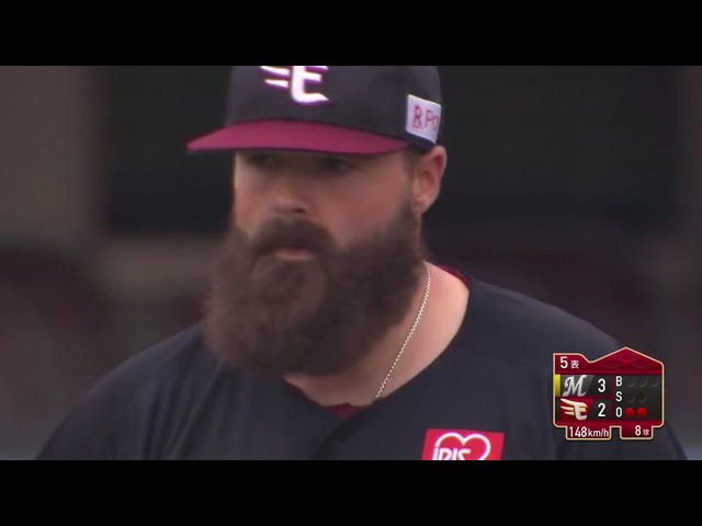 【5回表】イーグルス・D.J.ジョンソンが移籍後初登板で空振り三振を奪う!! 2020/9/22 E-M
