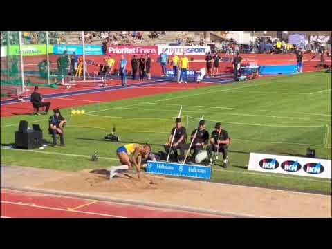 Long jump in Finnkampen 2019! Michel Tornéus and Thobias Montler.