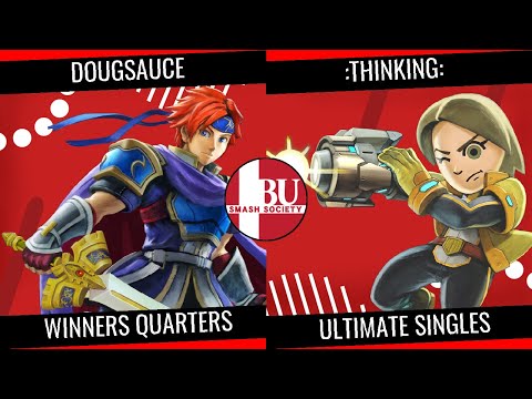 BU Smash Society S12 W1 - Dougsauce (Roy) vs :thinking: (Mii Gunner) [Winners Quarters]
