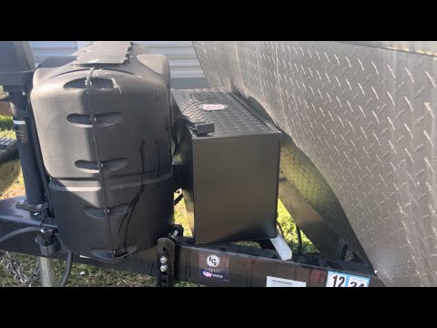 Travel Trailer Battery Box Upgrade 🔧 | Dual 100Ah Lithium Setup + Locking System