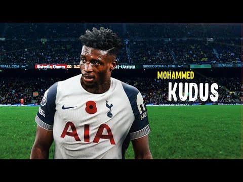 Mohammed Kudus  • Fantastic Dribbling, Goals & Control | Welcome to Tottenham
