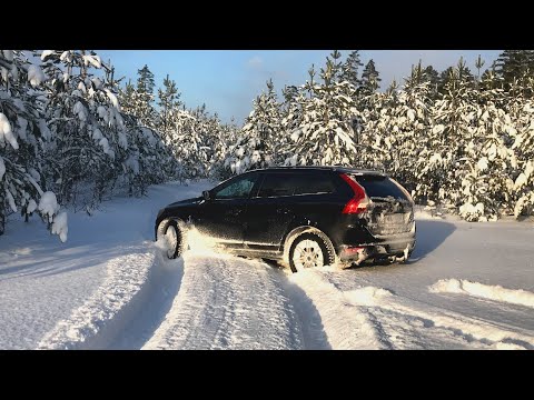VOLVO XC60 D5 AWD (snow test) ❄️