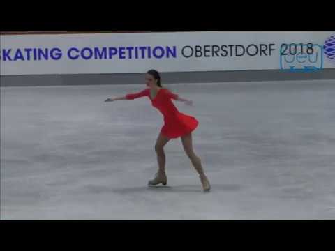Stefania Dmitrieva. Oberstdorf 2018. Silver Ladies I Artistic. 21 place