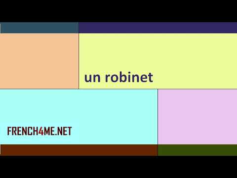 French For Beginners  I  How to pronounce  I un robinet