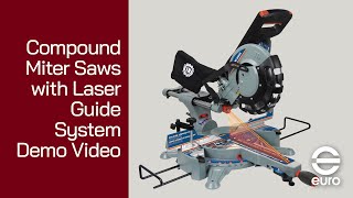 Compound Miter Saws with Laser Guide System Demo Video