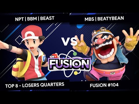Fusion #104 - Beast (Pokemon Trainer) vs BeatyBean (Wario) - Top 8 - Losers Quarters