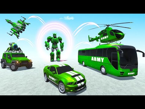 Army Bus Robot Games | Android Gameplay