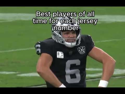 The best NFL players of all time for each jersey number PT 1