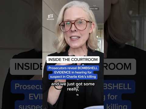 Prosecutors reveal BOMBSHELL EVIDENCE in hearing for suspect in Charlie Kirk's killing