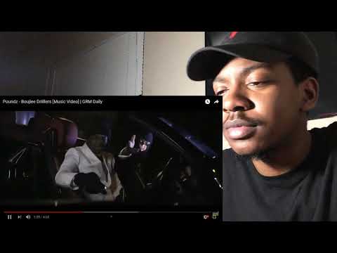 AMERICAN REACTION TO UK DRILL Poundz Boujiee Driillers