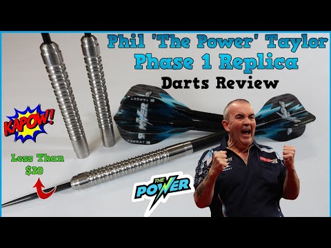 Unicorn PHIL TAYLOR Phase 1 REPLICA Darts Review - Less Than $20