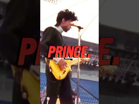 Prince SKILLED guitar soundcheck (NFL football game LIVE) 🔥🎸 #prince #soundcheck #nfl #live