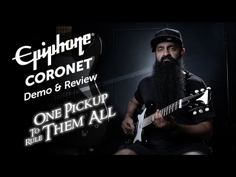 ONE PICKUP TO RULE THEM ALL: Epiphone Coronet Electric Guitar Demo & Review