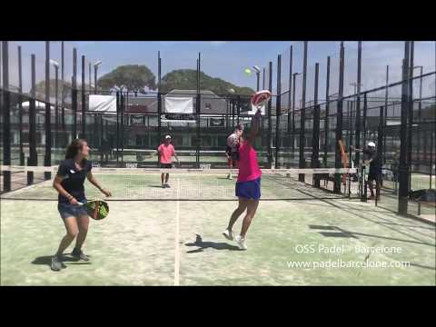 Fabienne aux cotés de son mari en stage à Barcelone !