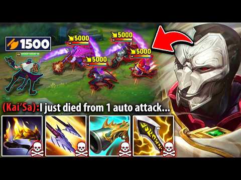 I BROKE THE JHIN AD WORLD RECORD! (1500 AD = ONE SHOT EVERYTHING)