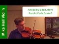 Arioso by Bach - #4 from Suzuki Viola Book 6