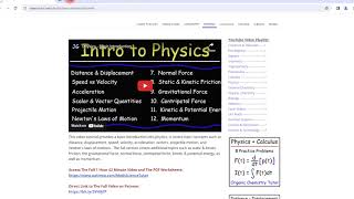 Math and Science Video Tutor Playlists and Worksheets