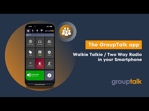 Explore GroupTalk: Your Smartphone Becomes a Two way radio & Personal alarm solution through one app