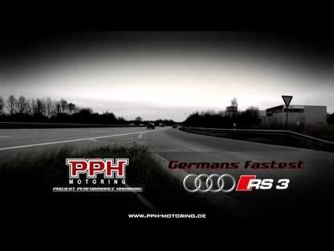 Audi RS3 - Acceleration on German Autobahn | PPH-Motoring.de | bw.pictures
