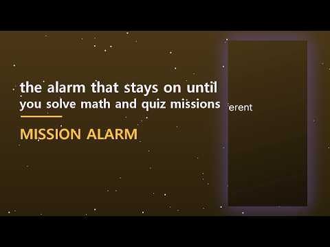 Mission Alarm - Math Alarm video thumbnail