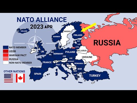 The Expansion of NATO Every Year ( 1949 - 2023 )