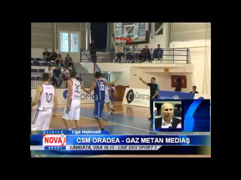 Baschetbaliştii Gazului joacă sâmbătă la Oradea - NovaTv Mediaş