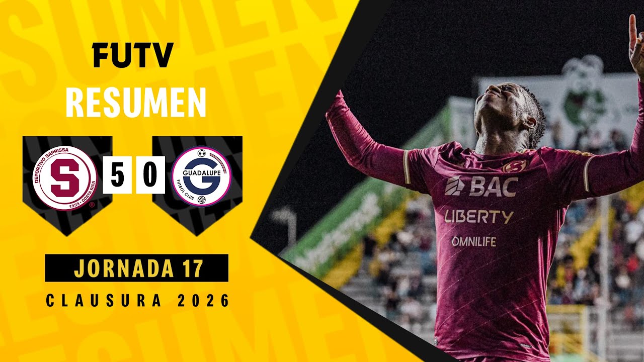 Deportivo Saprissa vs Guadalupe Highlights