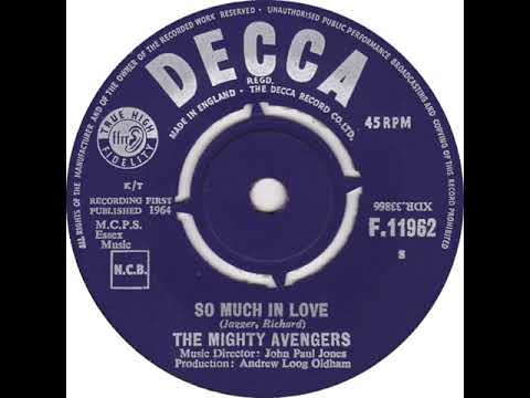 UK New Entry 1964 (218) The Mighty Avengers - So Much In Love