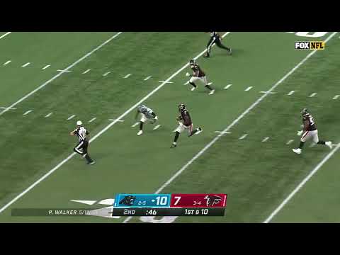 Lorenzo Carter snags it at the line of scrimmage for a pick-6