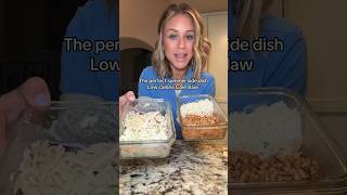 This creamy, high-protein coleslaw is the easiest side #HealthyRecipes #MacroFriendly #EasyRecipes