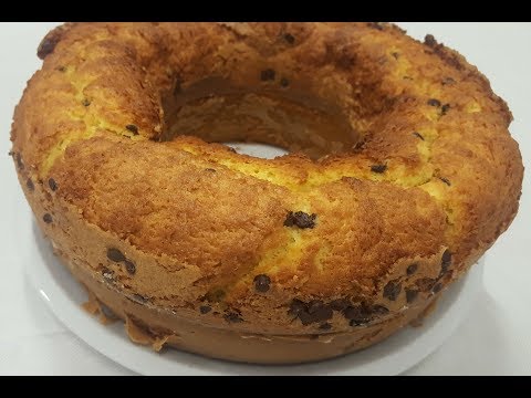 CIAMBELLA SOFFICE CON GOCCE DI CIOCCOLATO⭐RITA CHEF | Senza bilancia.