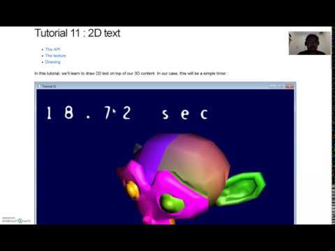 OpenGL Tutorial 11 - 2D Text