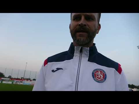 Trainer René Klingbeil nach dem Testspiel Velbert - Wuppertal (2:1)